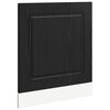vidaXL Panneau de lave-vaisselle Kalmar Ch&ecirc;ne noir 60 x 1,5 x 57 cm