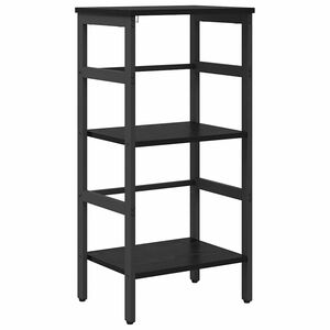 vidaXL &Eacute;tag&egrave;re Ch&ecirc;ne noir 40 x 29,5 x 81 cm Bois d'ing&eacute;nierie