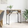 vidaXL TableConsole Ch&ecirc;ne artisanal 75x30x75cm Bois d'ing&eacute;nierie