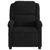 vidaXL Fauteuil de massage inclinable noir velours