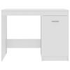 vidaXL Bureau Blanc brillant 100x50x76 cm Bois d’ingénierie