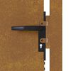 vidaXL Portail de jardin 100x100 cm en acier Corten
