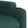 vidaXL Fauteuil de massage inclinable Vert fonc&eacute; Tissu