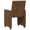 vidaXL Chaises de salle à manger 2 pcs Marron 57 x 66 x 94 cm