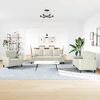 vidaXL Ensemble de canapés 3 pcs avec coussins et traversins velours