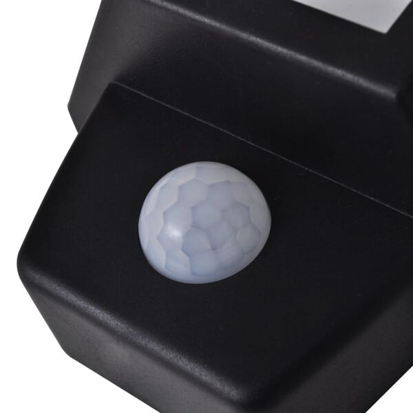 vidaXL Applique murale solaire avec capteur de mouvement 2 pcs