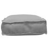 vidaXL Coussin Gris 60 x 40 x 8 cm Tissu Oxford