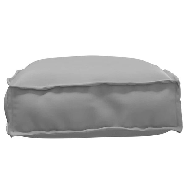 vidaXL Coussin Gris 60 x 40 x 8 cm Tissu Oxford