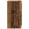 vidaXL Buffet avec tiroir vieux bois 71x35x65 cm bois d'ing&eacute;nierie