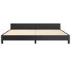 vidaXL Cadre de lit sans matelas noir 200x200 cm similicuir