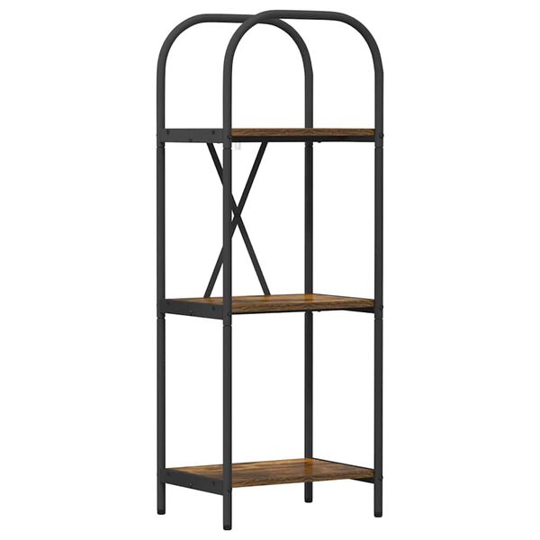 vidaXL Étagère Chêne fumé 40 x 30 x 109 cm Bois d'ingénierie