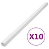vidaXL Goulotte de c&acirc;ble 60x60 mm 10 m PVC