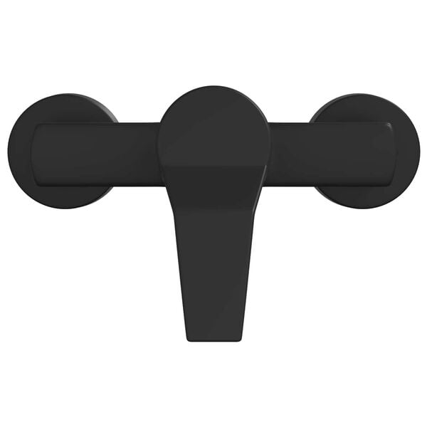 vidaXL Robinet de Douche Mixer Noir G 1 / 2 pouces Laiton