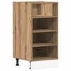 vidaXL Meuble bas "Riga" Ch&ecirc;ne artisanal 40 x 44,5 x 81,5 cm Bois d'ing&eacute;nierie
