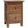 vidaXL Table de chevet bois massif d'acajou 40x30x51 cm