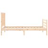 vidaXL Cadre de lit sans matelas 100x200 cm bois massif