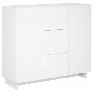 vidaXL Buffet Blanc 85,5 x 31 x 75 cm Bois d'ing&eacute;nierie
