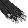 vidaXL Attache de c&acirc;ble 25 pc 7,9 x 700 mm Noir