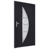 vidaXL Porte d'entr&eacute;e anthracite 98x208 cm PVC