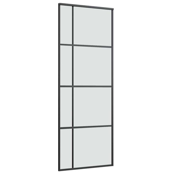 vidaXL Porte coulissante avec kit de quincaillerie 76x205 cm Verre ESG