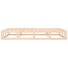 vidaXL Cadre de lit sans matelas 135x190 cm bois massif