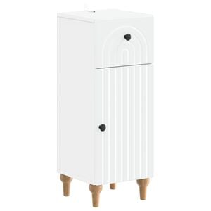 vidaXL Meuble de Rangement de Salle de Bain ALKMAAR Blanc