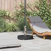 vidaXL Pied de parasol Noir Ø 45 x 37,5 cm Granite