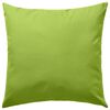 vidaXL Oreiller d'ext&eacute;rieur lot de 4 45 x 45 cm Vert pomme