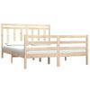 vidaXL Cadre de lit sans matelas 150x200 cm bois massif