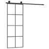 vidaXL Porte coulissante avec kit de quincaillerie 76x205 cm Verre ESG