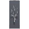 vidaXL Portant de bois chauffage anthracite 40x30x80 cm