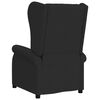 vidaXL Fauteuil de massage &eacute;lectrique &agrave; oreilles noir tissu