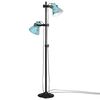 vidaXL Lampadaire 25 W bleu délavé 25x25x90/140 cm E27