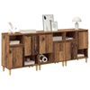 vidaXL Buffets 3 pcs Bois Ancien 60 x 35 x 70 cm Bois d'ing&eacute;nierie