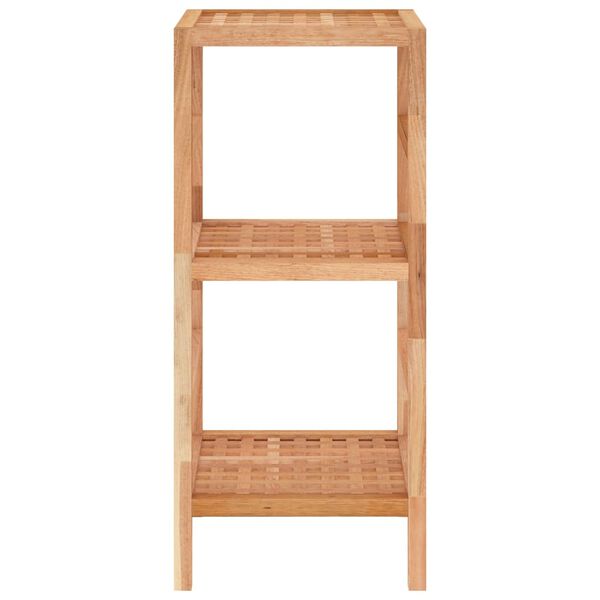 vidaXL Étagère de salle de bain 35,5x35,5x79 cm Bois massif de noyer