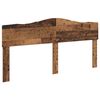vidaXL Cadre de lit Bois ancien 200 x 200 cm Bois de pin massif