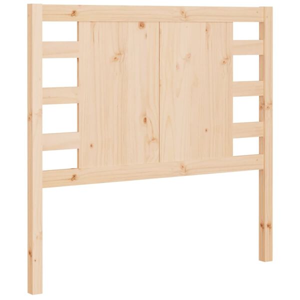 vidaXL T&ecirc;te de lit 81x4x100 cm Bois massif de pin