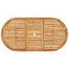vidaXL Ensemble de salle à manger pour jardin 5 pcs Marron