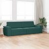 vidaXL Canap&eacute;-Lit 200cm Vert fonc&eacute; tissu