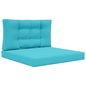 vidaXL Coussin de canap&eacute; d'ext&eacute;rieur Polyester Turquoise 80 x 80 cm