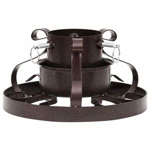 vidaXL Support de sapin de No&euml;l Cuivre antique 29x29x15,5 cm