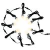 vidaXL Lampes de sol à LED 20 pcs blanc chaud
