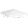 vidaXL Toile de toit de belvédère 270 g/m² 3x3 m Blanc