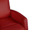 vidaXL Fauteuil de massage Rouge bordeaux Similicuir