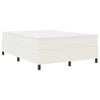 vidaXL Cadre de lit plateforme Cr&egrave;me 140 x 190 cm