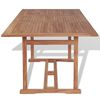 vidaXL Table de jardin 180x90x75 cm Bois de teck solide