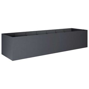 vidaXL Cache-pot de jardin Anthracite 280 x 80 x 60 cm