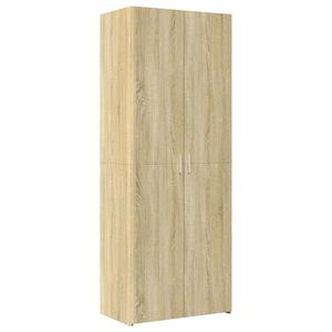vidaXL Buffet haut ch&ecirc;ne sonoma 70x42,5x185 cm bois d'ing&eacute;nierie