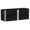 vidaXL Colliers de palette 3 pcs noir 150x50 cm bois de pin solide