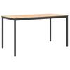 vidaXL Table de bar 200 x 100 x 105 cm Bois de pin massif Naturel